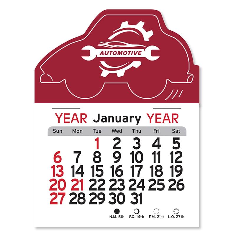 Car Peel-N-Stick® Calendar