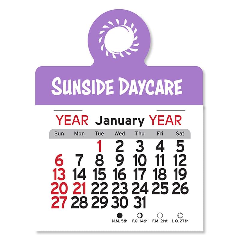 Circle Peel-N-Stick® Calendar