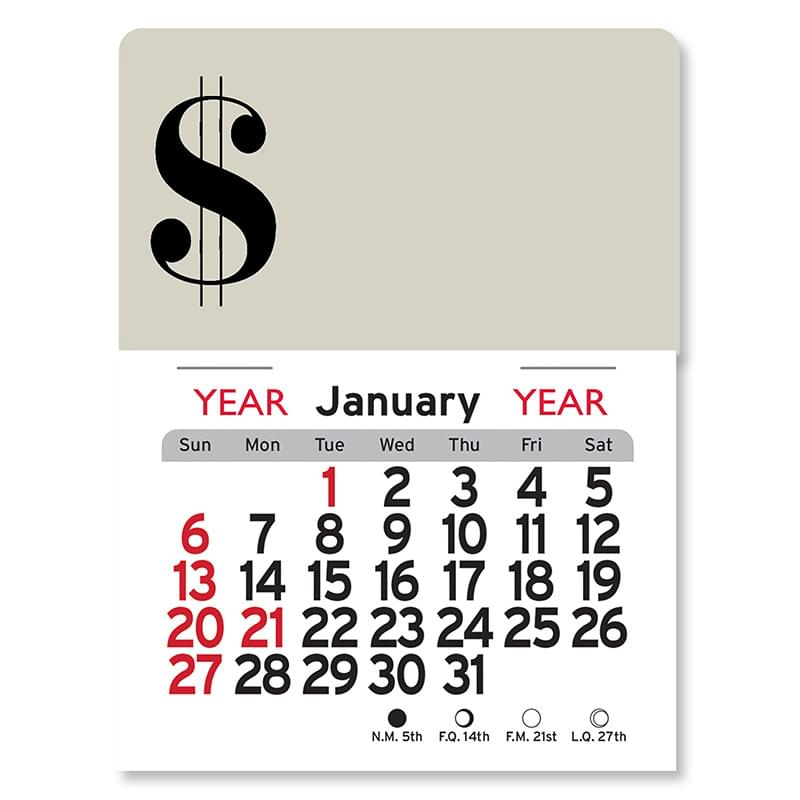 Dollars Peel-N-Stick® Calendar
