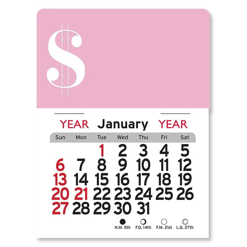 Dollars Peel-N-Stick® Calendar