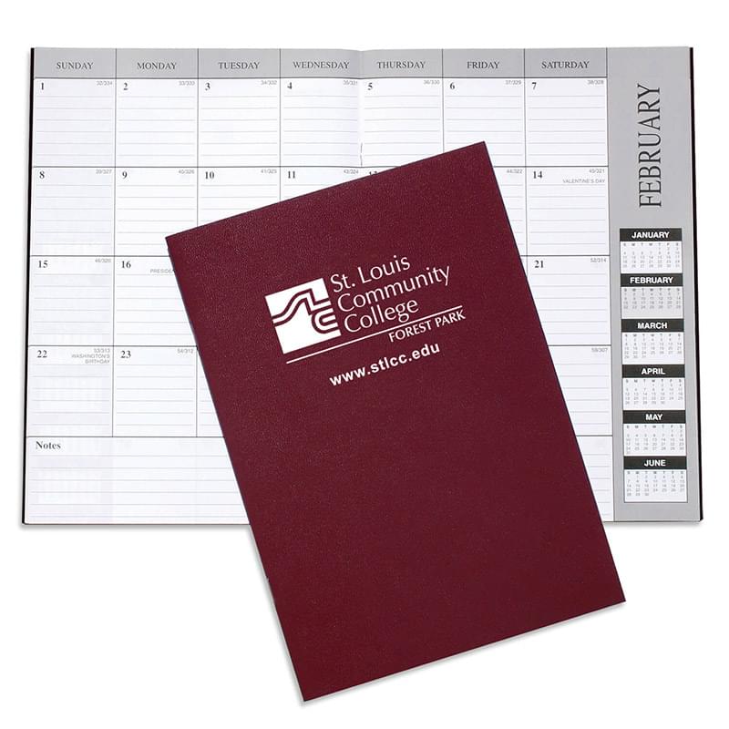 Leatherette Academic Desk Planner