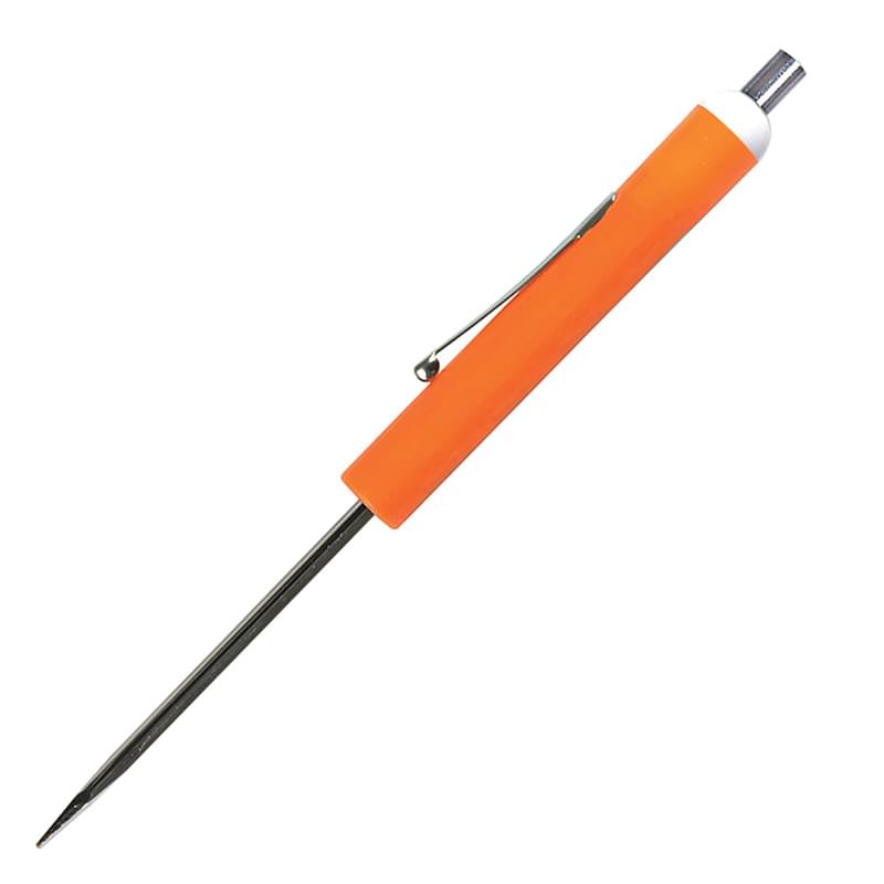 Pocket Screwdriver - Fixed 1/8" Flat Tip Blade/Magnet Top