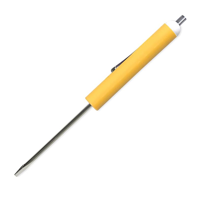 Pocket Screwdriver - Fixed 1/8" Flat Tip Blade/Magnet Top
