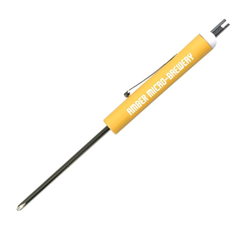 Pocket Screwdriver - Fixed #0 Phillips Blade/Valve Stem Top
