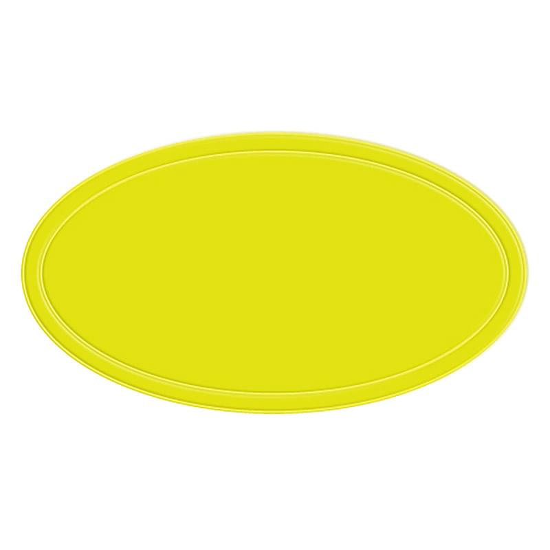 Reflective Oval Shape Sticker