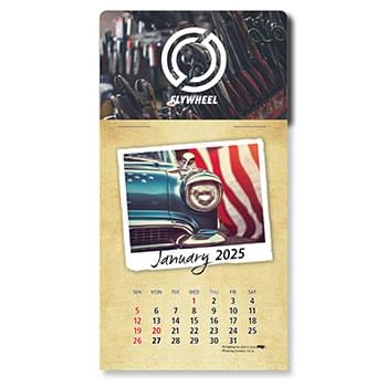 Adhesive Peel-N-Stick® Calendar - Classic Cars Pad