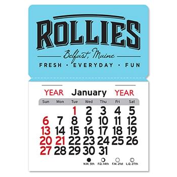 Rectangle Magnet Peel-N-Stick® Calendar