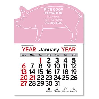 Pig Peel-N-Stick® Calendar