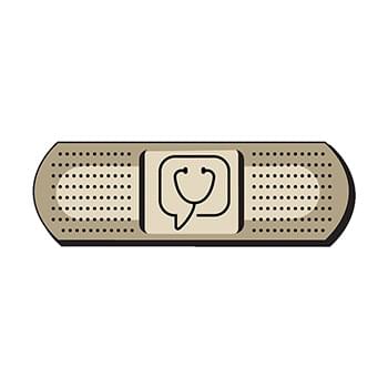 Bandage NoteKeeper™ Magnet - 20 Mil (0.88"H x 2.81"W)